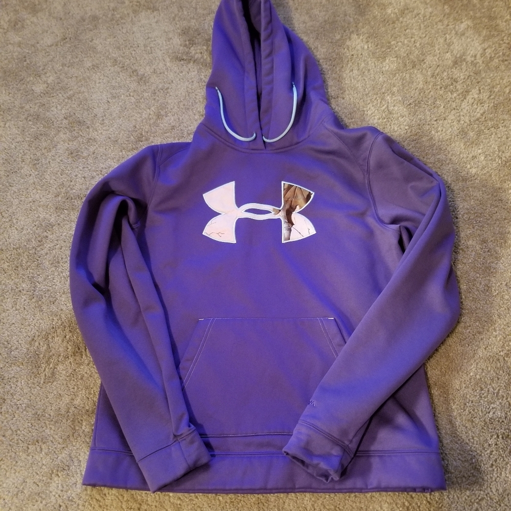 Purple Under Armour hoodie